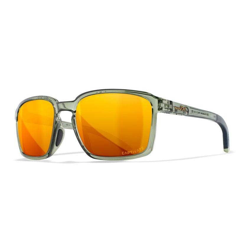 Wiley X Alfa Polarized Sunglasses Golden  Mann von Wiley X