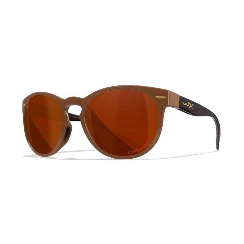 Wiley X Covert Polarized Sunglasses Golden  Mann von Wiley X
