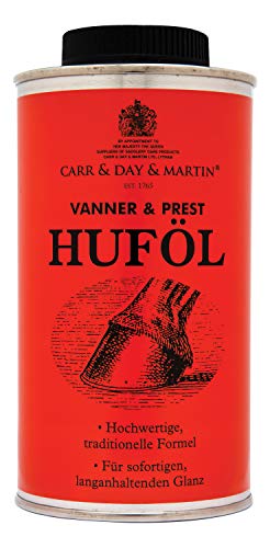 Vanner & Prest Huföl bietet eine Show Ring glanz (wählen Sie 500 ml, 1 Liter oder 5 Liter) 500 ml von William Hunter Equestrian