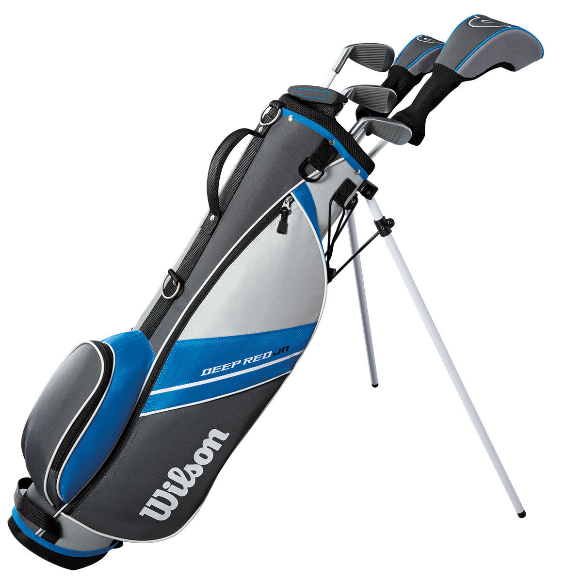 Wilson Deep Red Blue Junior 8-11 Right Hand Golf Stand Bag Package Set, Size: One Size | American Golf von Wilson Deep Red