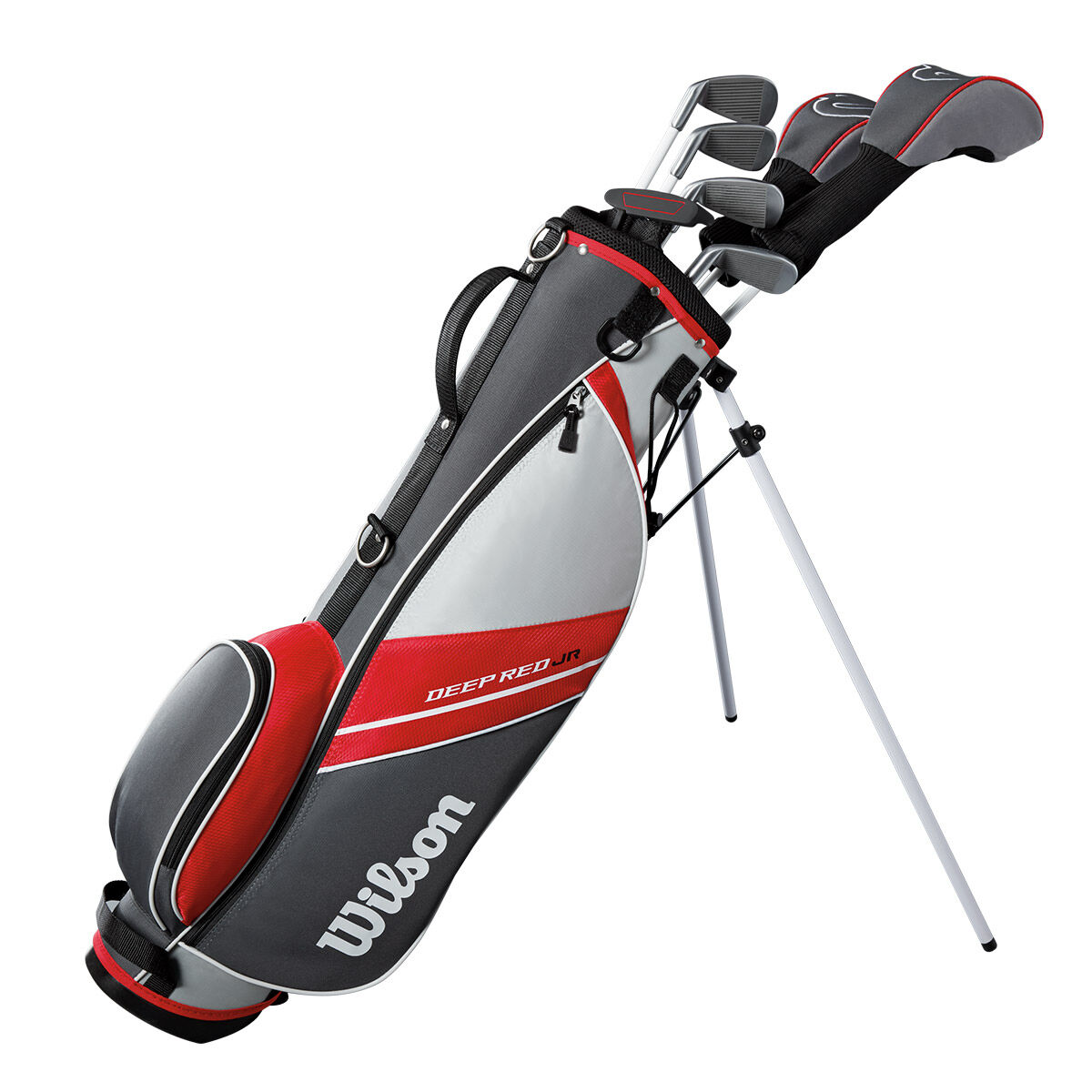 Wilson Deep Red Golf Stand Bags, Junior 11-14 Right Hand Golf Package Set, Size: One Size | American Golf von Wilson Deep Red