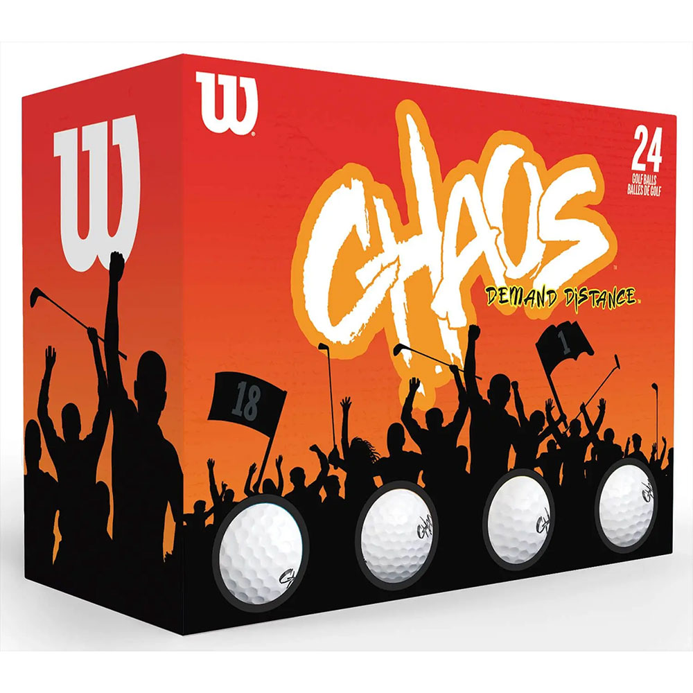 'Wilson Chaos GolfbÃ¤lle 24er weiss' von 'Wilson Golf'