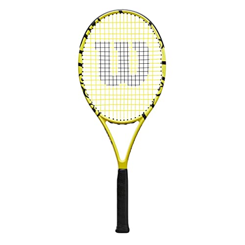 Wilson Tennisschläger Minions 103, Freizeitspieler, Aluminium, Gelb/Schwarz, WR064210U3 von Wilson