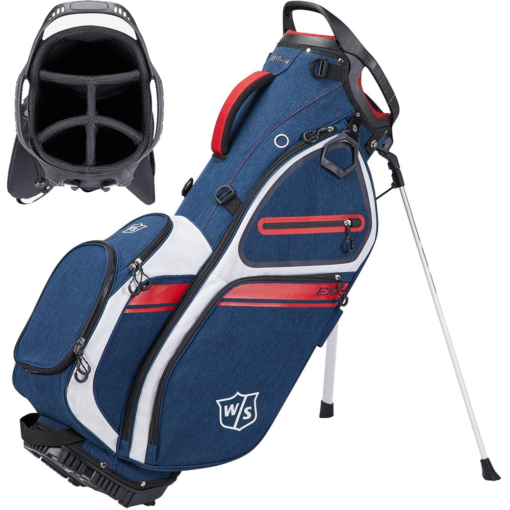 'Wilson Staff EXO II Standbag navy/weiss/rot' von 'Wilson Staff Golf'