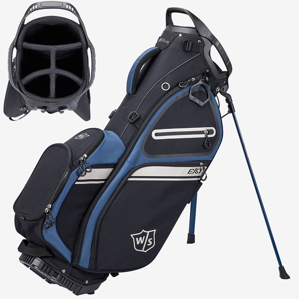 'Wilson Staff EXO II Standbag schwarz/blau' von 'Wilson Staff Golf'