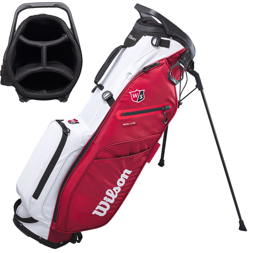 'Wilson Staff EXO Lite Standbag rot/weiss' von 'Wilson Staff Golf'