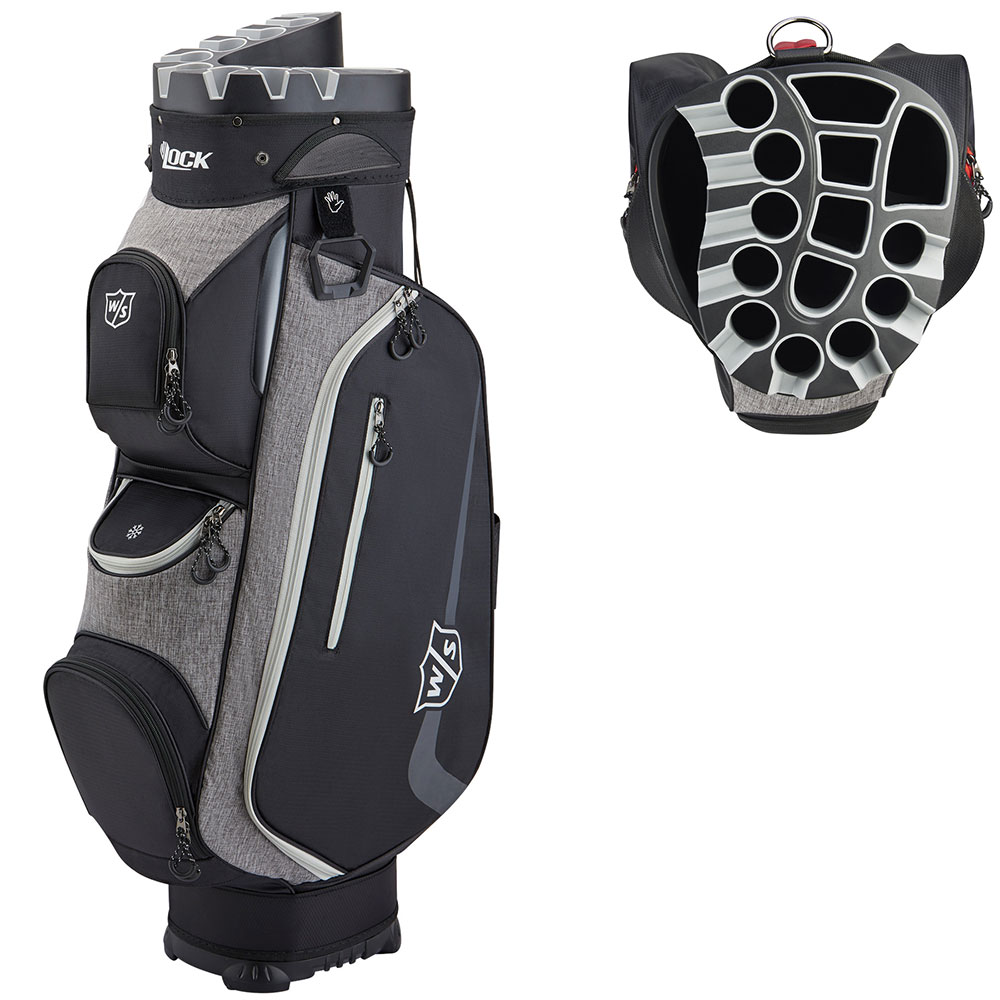 'Wilson Staff I-Lock 3.0 Cart Bag schwarz/grau' von 'Wilson Staff Golf'