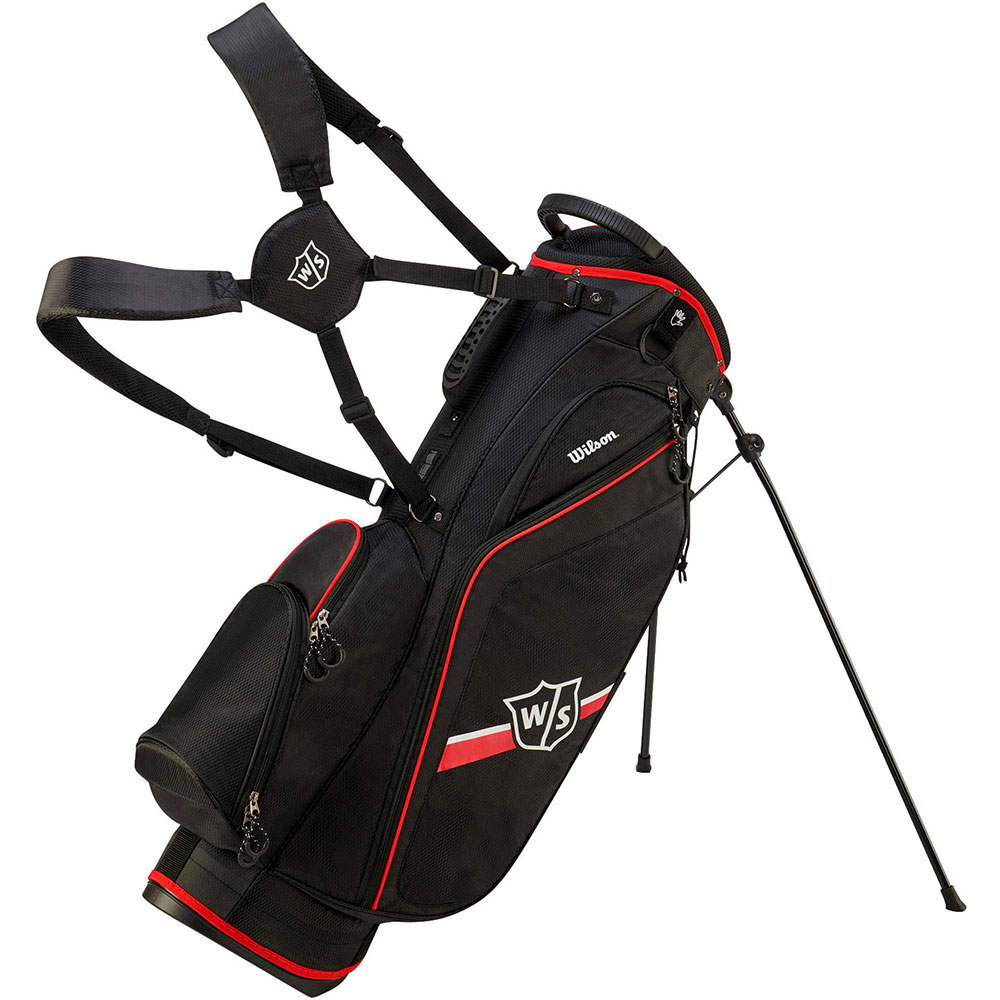 'Wilson Staff Lite II Standbag schwarz/rot' von 'Wilson Staff Golf'