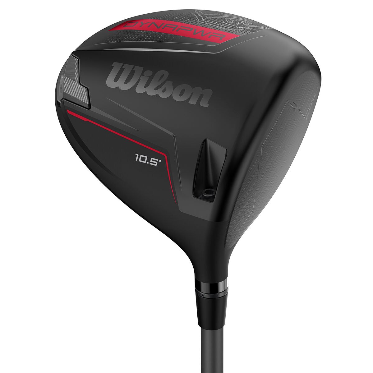 Wilson Staff Men's Black Adjustable Dynapower Titanium Custom Fit Golf Driver | American Golf, One Size von Wilson Staff
