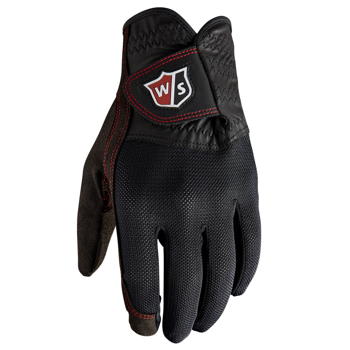Wilson Staff Mens Black Rain Pair of Golf Gloves, Size: Medium/Large | American Golf von Wilson Staff