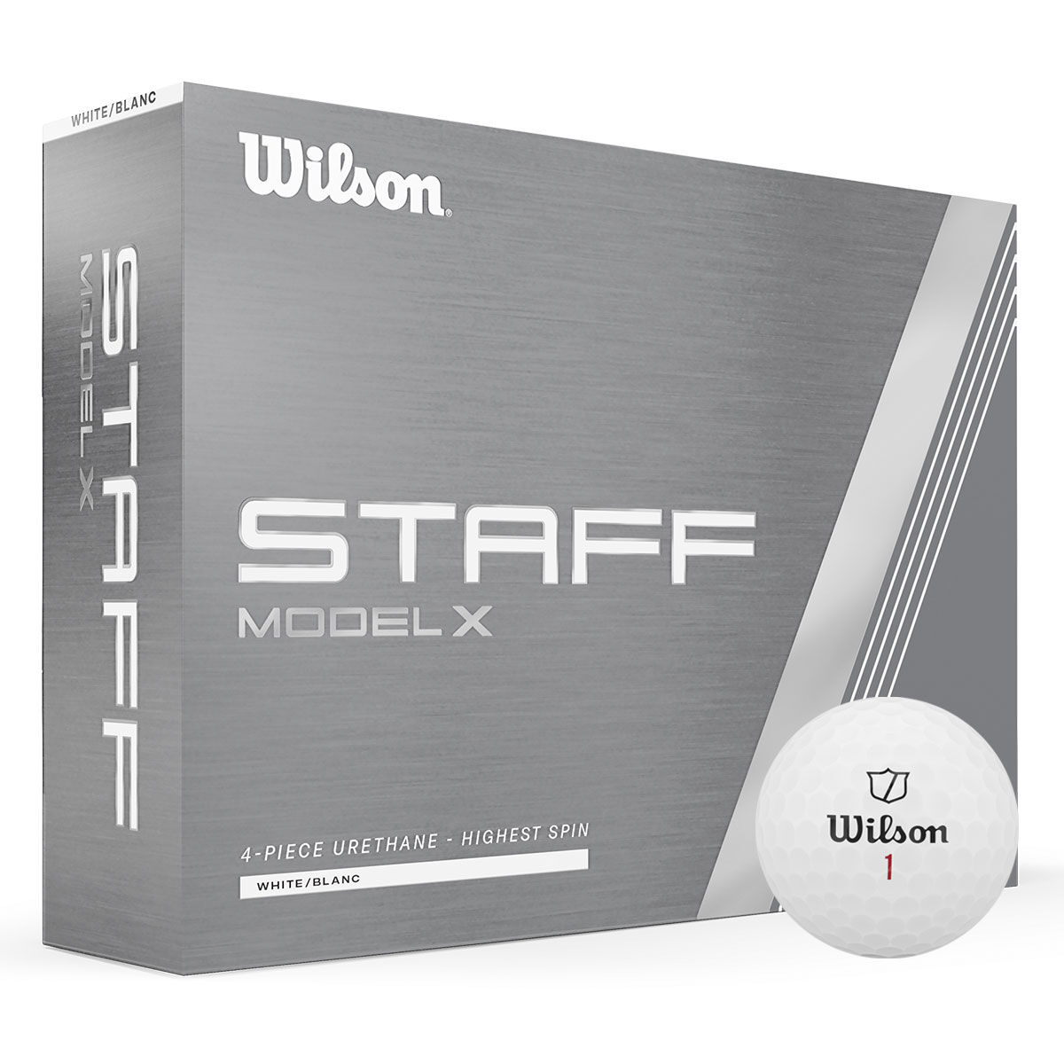 Wilson Staff Model X 12 Golf Ball Pack, Mens, White | American Golf von Wilson Staff