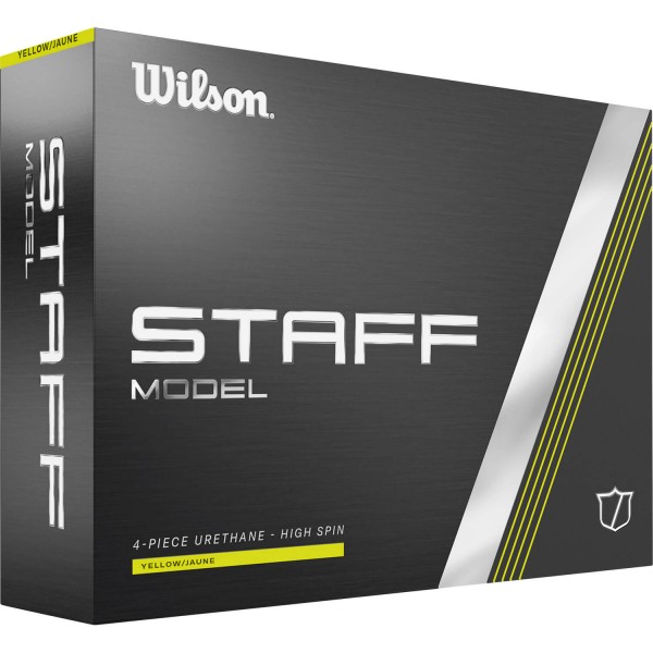 Wilson Staff Staff Model Golfbälle - 12er Pack gelb von Wilson Staff