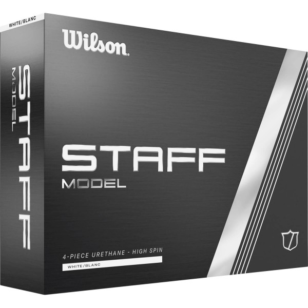 Wilson Staff Staff Staff Model Golfbälle - 12er Pack weiß von Wilson Staff