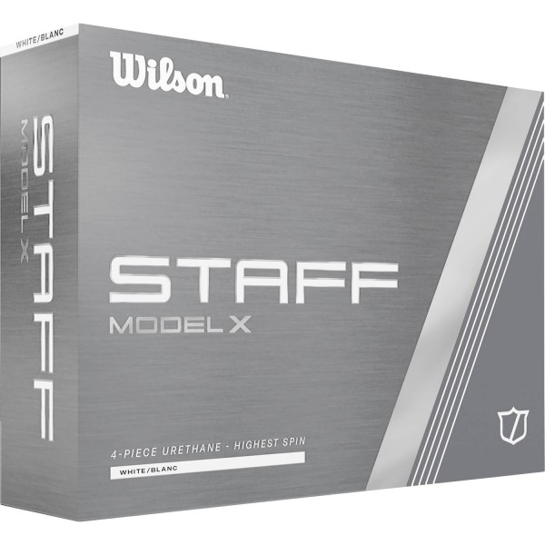 Wilson Staff Staff Staff Model X Golfbälle - 12er Pack weiß von Wilson Staff