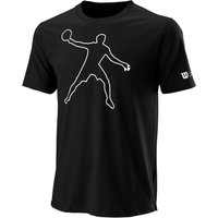 Wilson Bela Tech Ii T-shirt Herren Schwarz - L von Wilson