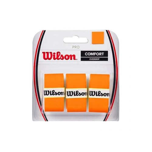 Wilson Unisex-Adult Pro Overgrip Griffbänder, Orange, 3 EU von Wilson