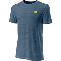 Wilson Rapide Seamless Ii T-shirt Herren Blau - S von Wilson