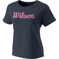 Wilson Sript Eco T-shirt Damen Blau von Wilson