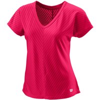 Wilson Training V-neck Ii T-shirt Damen Pink von Wilson