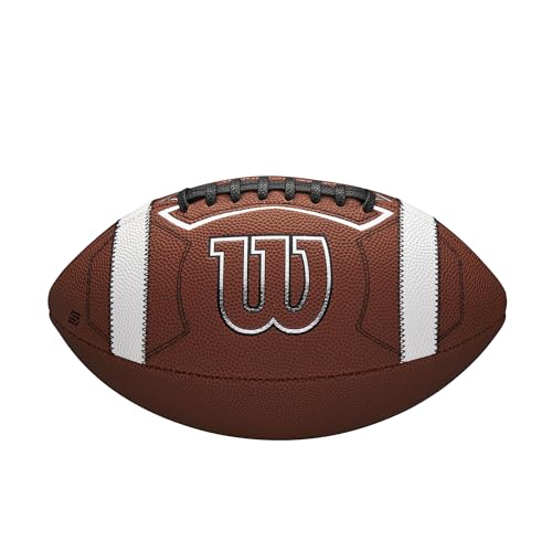 WILSON GST SpeedSkin One Fußball, Braun, offizielle Größe von Wilson
