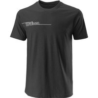 WILSON Herren Shirt TEAM II TECH TEE Bk von Wilson
