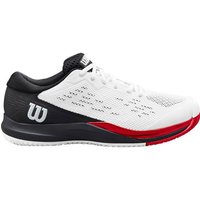 WILSON Herren Tennisoutdoorschuhe RUSH PRO ACE Wh/Bk/Poppy Red von Wilson