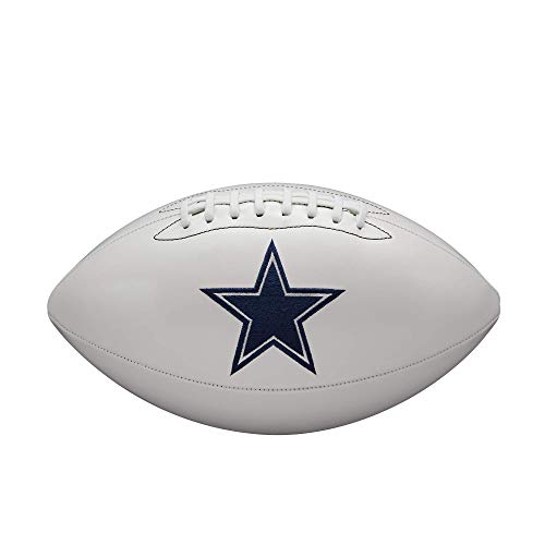 Wilson NFL Live Signature Autogramm-Fußball, offizielle Größe, Dallas Cowboys von Wilson