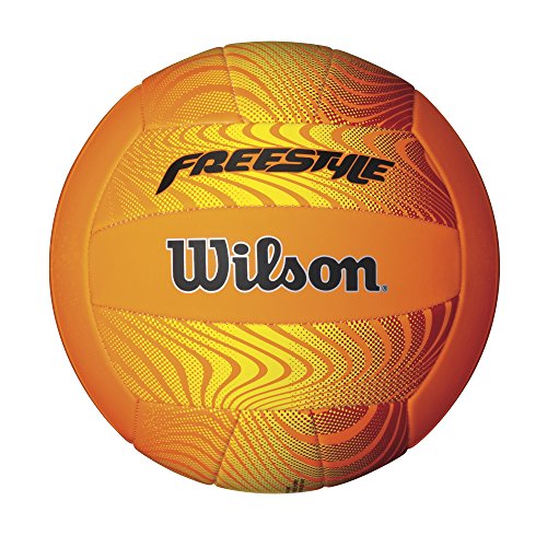 WILSON Sporting Goods WTH3610ID Freestyle-Ball, Orange/Gelb von Wilson