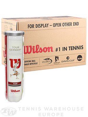 WILSON - Tour Germany Clay DTB - Tennisbälle - 20 Bälle (5 Dosen mit je 4 Bällen) - gelb - offizieller DTB-Spielball 2014/2015 von Wilson