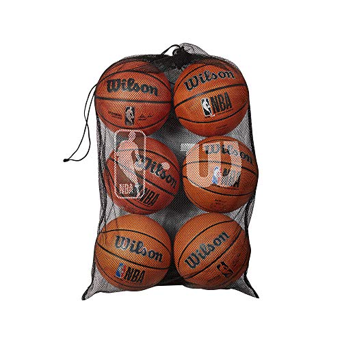 WILSON Unisex-Erwachsene NBA 8 Ball MESH Carry Bag BL Tasche von Wilson