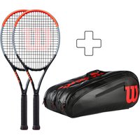 Wilson 2x Clash 100 Plus Schlägertasche (2022) - Größe L2 von Wilson