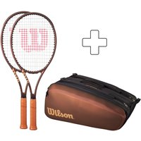 Wilson 2x Pro Staff 97 X Plus Schlägertasche (2023) - Größe L3 von Wilson