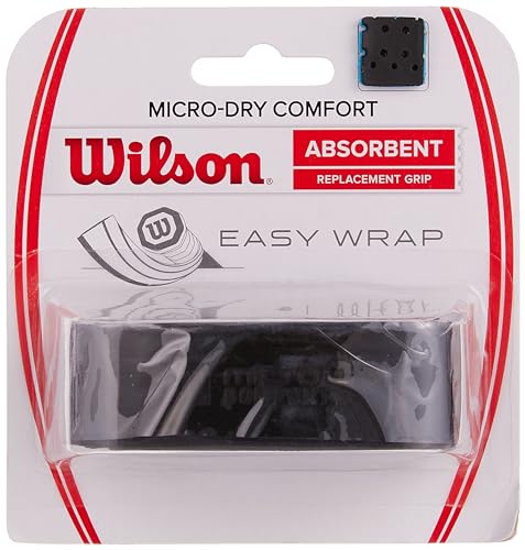 Wilson Adidas Adidas Unisex Greepband Micro Dry Comfort Grip Griffb nder, Schwarz, Einheitsgröße EU (Packung mit 2) von Wilson