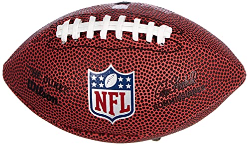 Wilson American Football, NFL Team Mini Micro, Freizeitspieler und Sammler, Gummi, F1637, Größe Mini, Braun von Wilson
