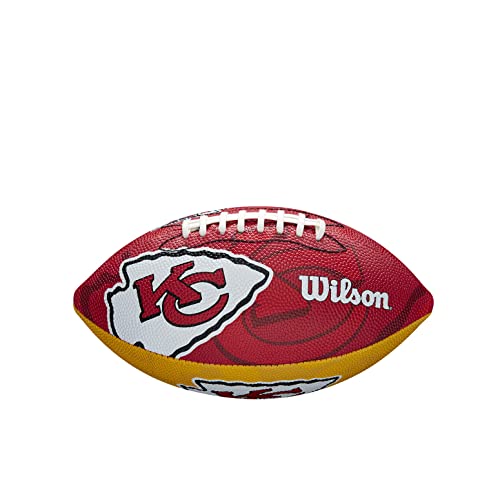 Wilson American Football NFL JR TEAM LOGO, Juniorgröße, Gummi von Wilson