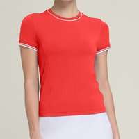 Wilson Baseline Seamless Team T-Shirt Damen in rot, Größe: S von Wilson