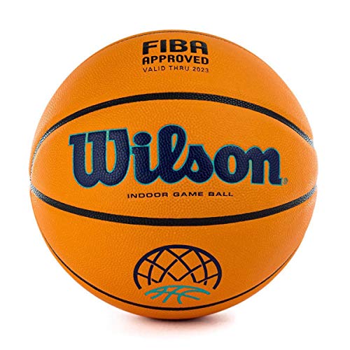 Wilson Basketball, EVO NEXT CHAMPIONS LEAGUE, Offizieller Spielball der Basketball Champions League, FIBA-zugelassen, Für Halle geeignet, Komposit-Material, WTB0900XBBCL von Wilson