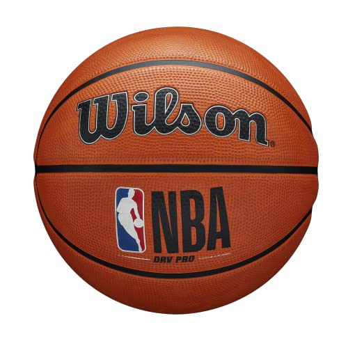 Wilson Basketball NBA DRV PRO, Outdoor, Tackskin Gummi, Größe: 6, Braun von Wilson