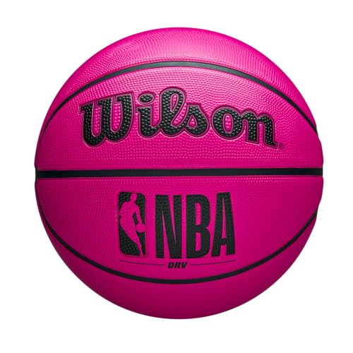 Wilson Basketball NBA DRV in Pink, Basketball Größe 7 auch als Outdoor Basketball geeignet von Wilson