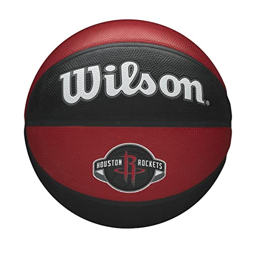 Wilson Basketball NBA TEAM TRIBUTE, HOUSTON ROCKETS, Outdoor, Gummi, Größe: 7 von Wilson