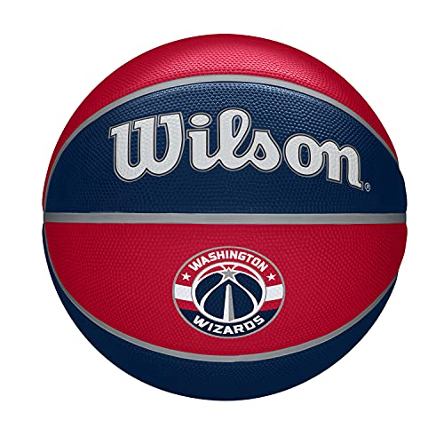 Wilson Basketball NBA TEAM TRIBUTE, WASHINGTON WIZARDS, Outdoor, Gummi, Größe: 7 von Wilson