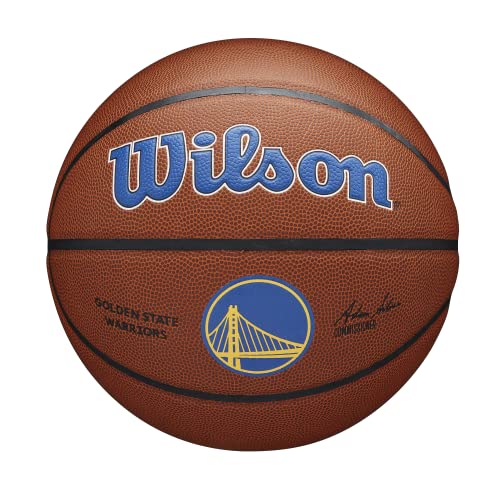 Wilson Basketball TEAM ALLIANCE, GOLDEN STATE WARRIORS, Indoor/Outdoor, Mischleder, Größe: 7 von Wilson