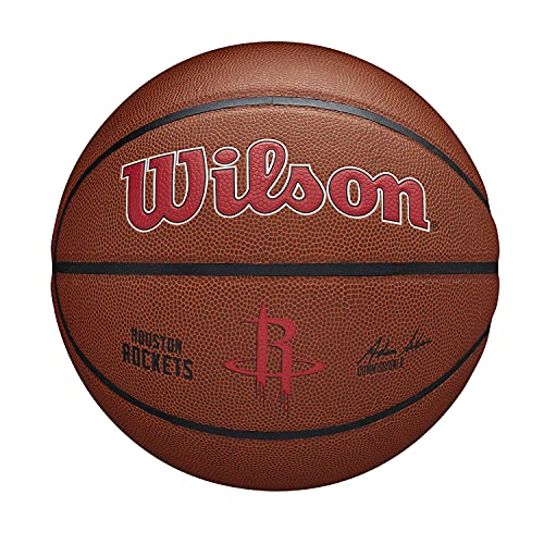 Wilson Basketball TEAM ALLIANCE, HOUSTON ROCKETS, Indoor/Outdoor, Mischleder, Größe: 7 von Wilson
