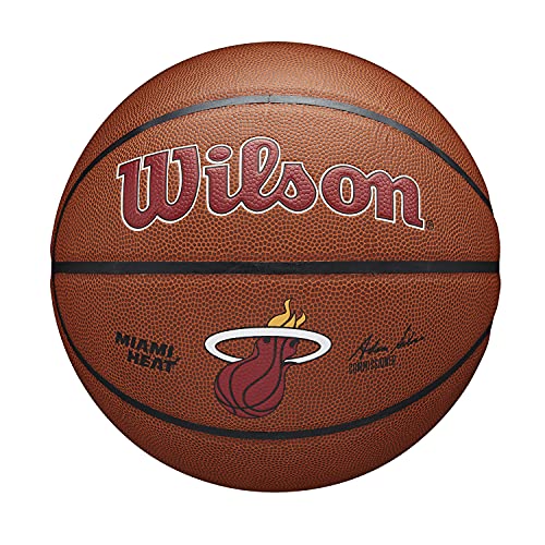 Wilson Basketball TEAM ALLIANCE, MIAMI HEAT, Indoor/Outdoor, Mischleder, Größe: 7 von Wilson