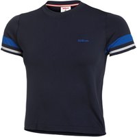Wilson Brooklyn Seamless T-Shirt Damen in dunkelblau, Größe: XL von Wilson