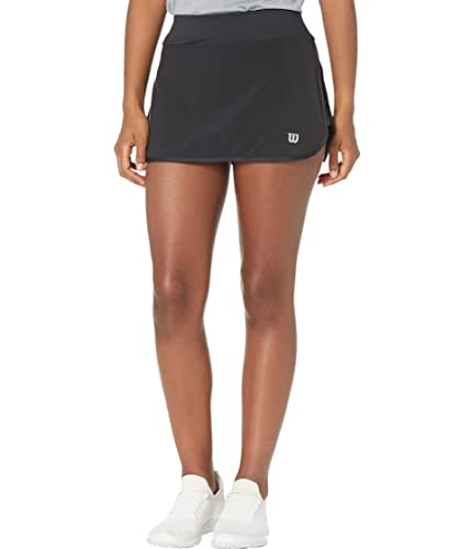 Wilson Damen W TRAINING 12.5'' Skirt Tennis-Rock, Polyester/Elasthan, schwarz, XL von Wilson