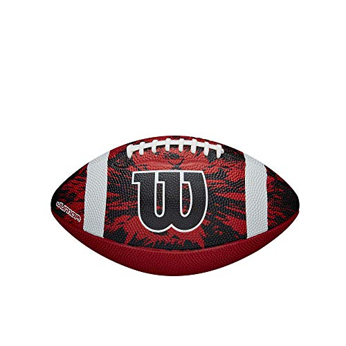 Wilson Deep Threat Fußball – Rot/Schwarz von Wilson