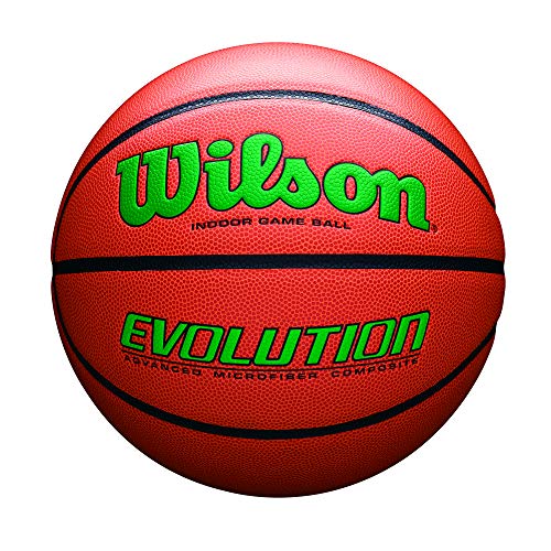 Wilson Evolution 295 Indoor Game Ball WTB0595XB701, Womens,Mens basketballs, orange, 7 EU von Wilson