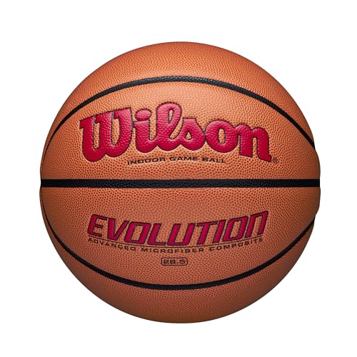 Wilson Evolution Game Basketball, Scharlachrot, mittlere Größe, 72,4 cm von Wilson