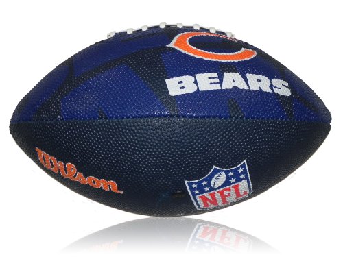 Wilson F1534XB NFL Chicago Bears Logo Mini Ball American Football Composite von Wilson